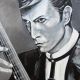 "D. Bowie" 120 80 cm Acryl auf Leinwand